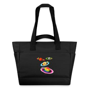 Boules Planètes - Sac matelassé déperlant - noir - Devant
