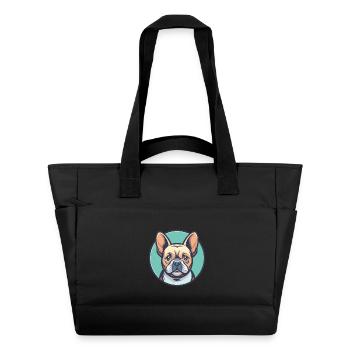 Anglo Français de Petite Venerie Hunderasse Karikatur - Wasserabweisende Padded Bag - Schwarz - Vorne