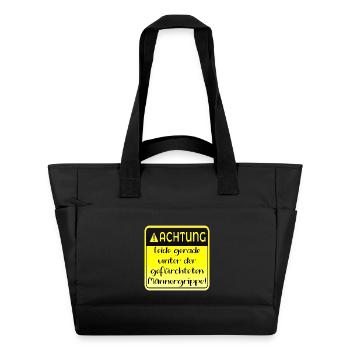 MÄNNERGRIPPE HUMOR - KRANK - Wasserabweisende Padded Bag - Schwarz - Vorne