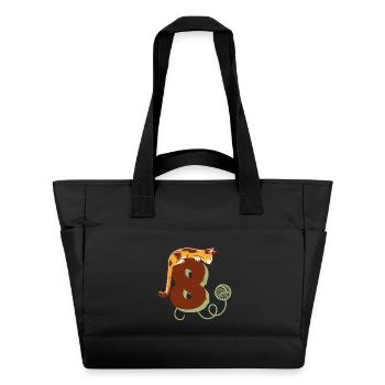 Cat Number 8 - Water-Repellent Padded Bag - black - Front
