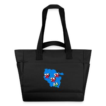 Region Lothringen - Wasserabweisende Padded Bag - Schwarz - Vorne