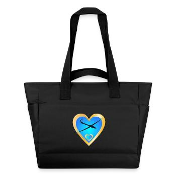 GLIDER PILOT HEART AIR SPORTS - Water-Repellent Padded Bag - black - Front