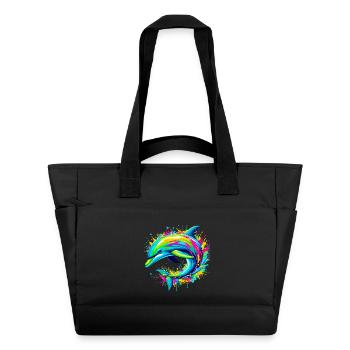 Dolphin - Water-Repellent Padded Bag - black - Front