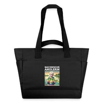 Offspring Angerin - Gift Birth Fishing Club - Water-Repellent Padded Bag - black - Front