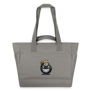 Roi du billard - Sac matelassé déperlant - gris - Devant