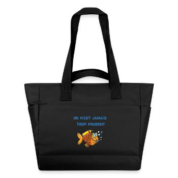 Poisson plongeur - Sac matelassé déperlant - noir - Devant