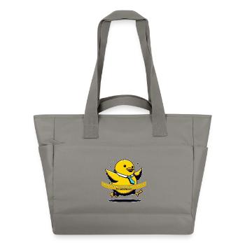 BEFÖRDERUNG ZUM CHAOS-KOORDINATOR - Wasserabweisende Padded Bag - Grau - Vorne