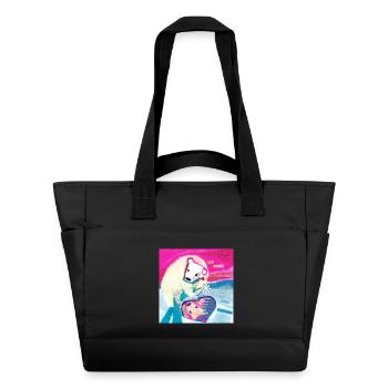 Affiche du profil d’Eisbaer - Sac matelassé déperlant - noir - Devant