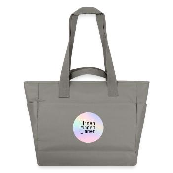 *innen_innen:innen - Wasserabweisende Padded Bag - Grau - Vorne
