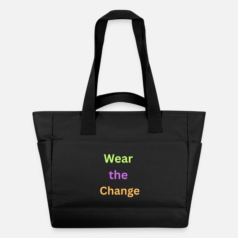 Renforcer la conception typographique du futur - Sac matelassé déperlant - noir