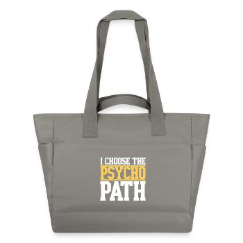 I Choose The Psycho Path - Water-Repellent Padded Bag - grey - Front