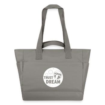 TRUST YOUR DREAM - Water-Repellent Padded Bag - grey - Front