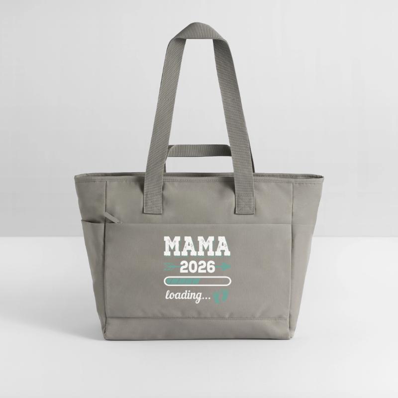 Mama 2026 Loading Werdender Mutter Geschenkidee Wasserabweisende Padded Bag