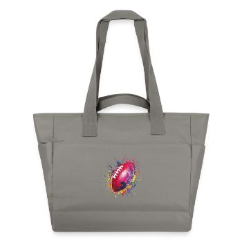 Football - Sac matelassé déperlant - gris - Devant