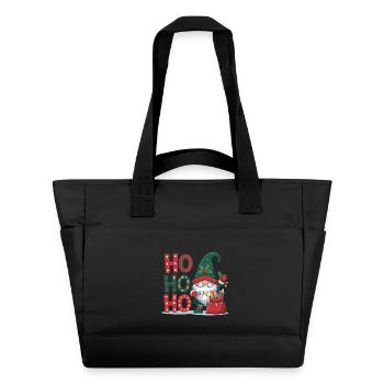 HoHoHo Gnome Christmas - Water-Repellent Padded Bag - black - Front