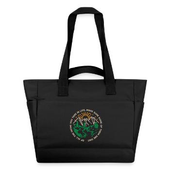 Sunrise Mountain River Wanderweg - Wasserabweisende Padded Bag - Schwarz - Vorne