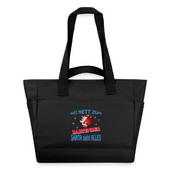 SANTA BARTENDER - Wasserabweisende Padded Bag - Schwarz - Vorne