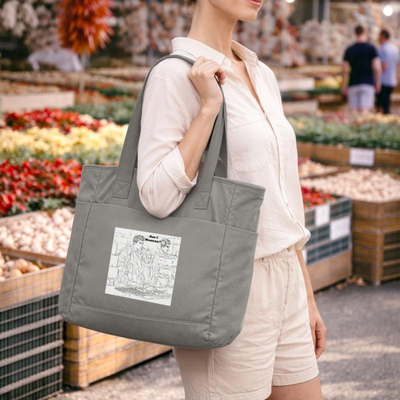 Mensch oder Roboter Wasserabweisende Padded Bag