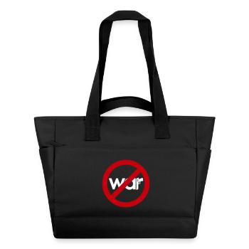 Stop War – Pour la paix et la liberté - Sac matelassé déperlant - noir - Devant