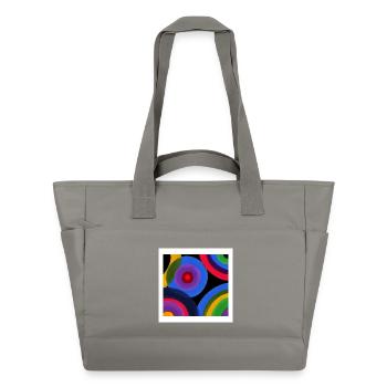 Circle Colour Symphony - Water-Repellent Padded Bag - grey - Front