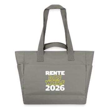 Pension 2026, c’est tout - Sac matelassé déperlant - gris - Devant