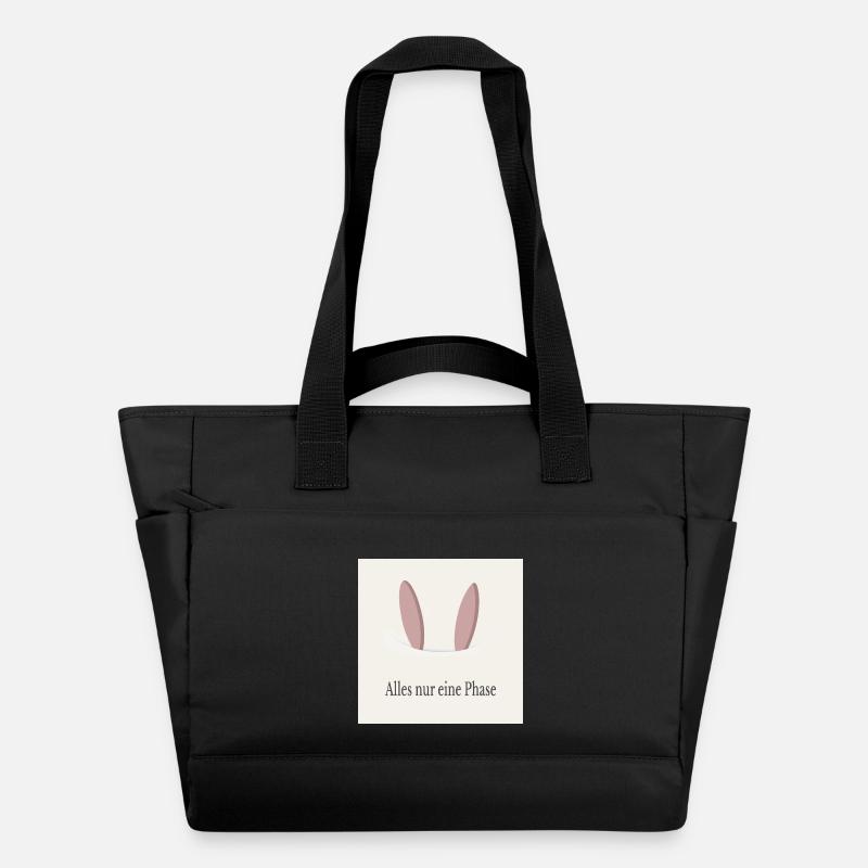 Ce n’est qu’une phase – affiche minimaliste - Sac matelassé déperlant - noir