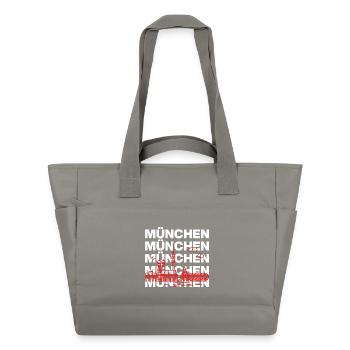 MÜNCHEN SKYLINE STACK – MIA SAN MUNICH - Wasserabweisende Padded Bag - Grau - Vorne
