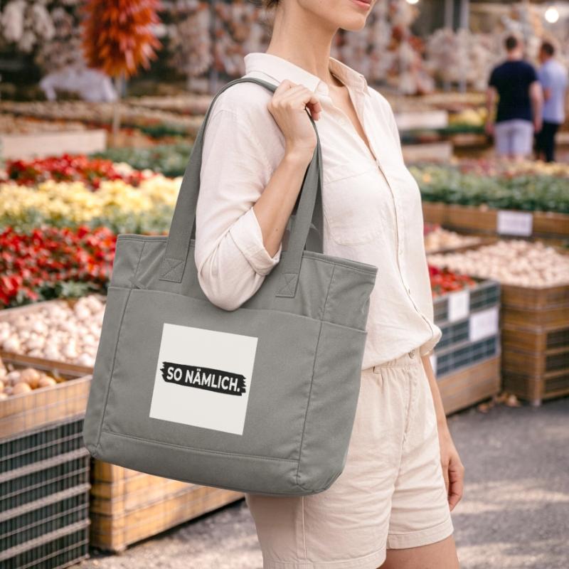 THAT'S HOW IT IS. – Poster with statement design Water-Repellent Padded Bag