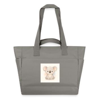 Kindermotiv_Koala - Water-Repellent Padded Bag - grey - Front