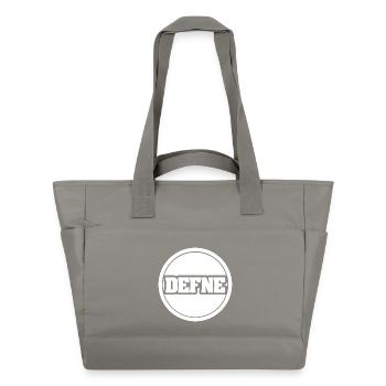 Defne en tant que légende - Sac matelassé déperlant - gris - Devant