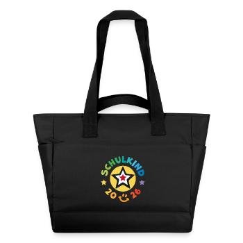 School Child 2026 School Enrollment Back to School - Water-Repellent Padded Bag - black - Front