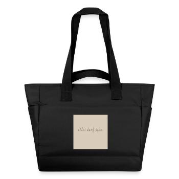 Tout peut être – Affiche à scénario réduit - Sac matelassé déperlant - noir - Devant