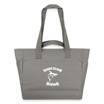 SHARK ISLAND DIVING - Water-Repellent Padded Bag - grey - Front