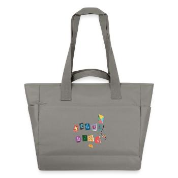 Schulkind  - Wasserabweisende Padded Bag - Grau - Vorne