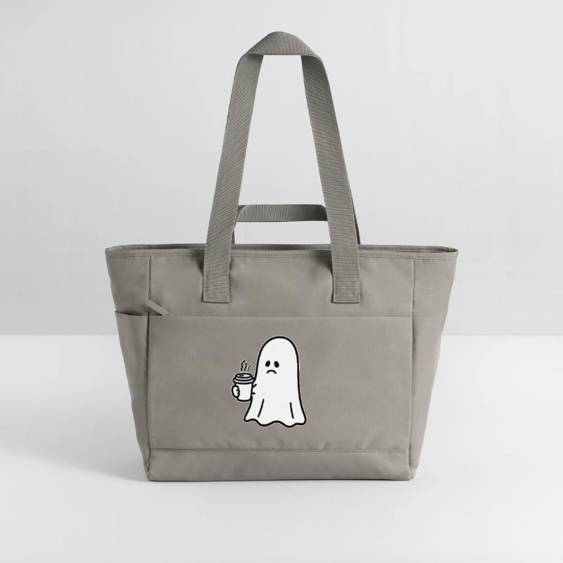 Geist Kaffee Halloween Süßes oder Saures Wasserabweisende Padded Bag