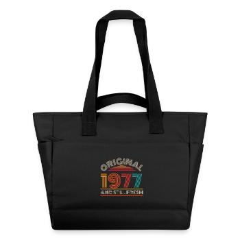 Vintage 1977 - Wasserabweisende Padded Bag - Schwarz - Vorne