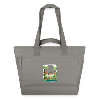 Tierwelt Jungle Parade - Wasserabweisende Padded Bag - Grau - Vorne