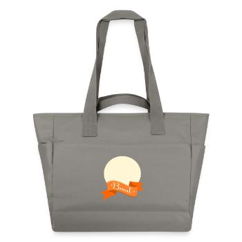 Braut Schleife - Wasserabweisende Padded Bag - Grau - Vorne