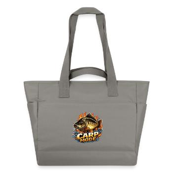Mode carpe - Sac matelassé déperlant - gris - Devant