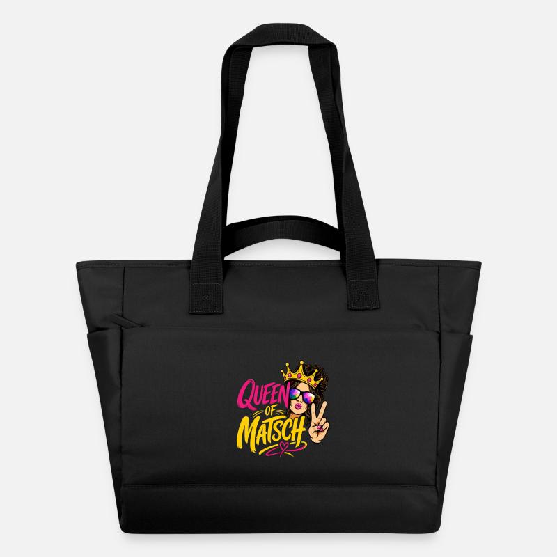 Queen of Matsch - Wasserabweisende Padded Bag - Schwarz