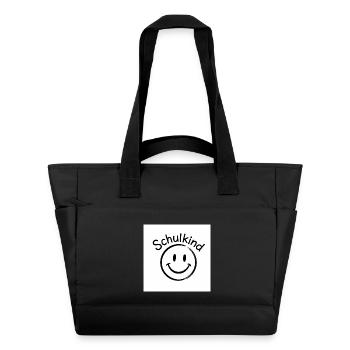 Design d’écolier - Sac matelassé déperlant - noir - Devant