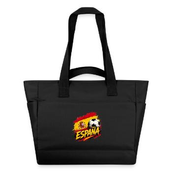 Spanien Flagge - Wasserabweisende Padded Bag - Schwarz - Vorne