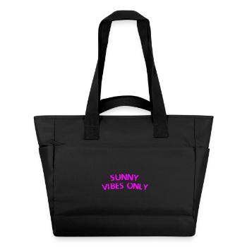Sunny Vibes Only - Water-Repellent Padded Bag - black - Front