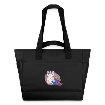 Kitty katacorn unicorn cat - Water-Repellent Padded Bag - black - Front