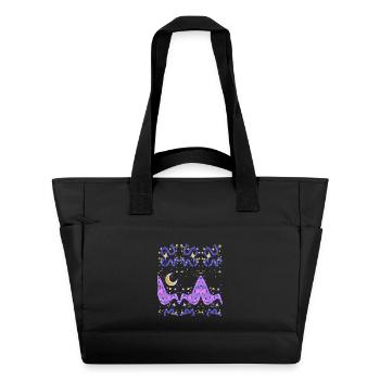 Funky Night Sky - Water-Repellent Padded Bag - black - Front