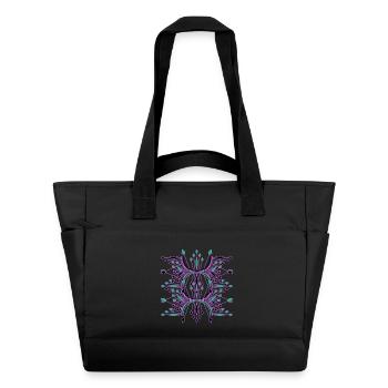 Vêtements et cabas design, style chic et unique. - Sac matelassé déperlant - noir - Devant
