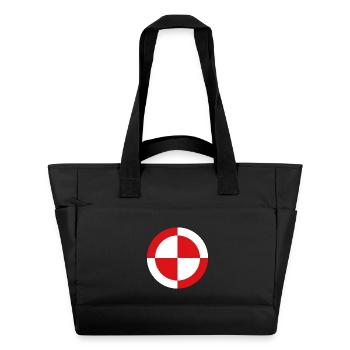 échiquier KOŁO PL Blanc Rouge Pologne Pologne - Sac matelassé déperlant - noir - Devant