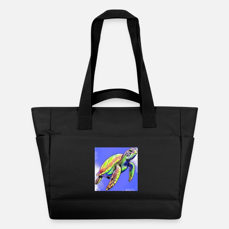 tortue - Sac matelassé déperlant - noir