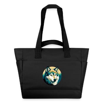 Wolf - Water-Repellent Padded Bag - black - Front