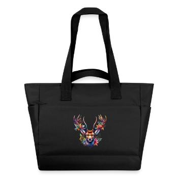 Deer - Water-Repellent Padded Bag - black - Front